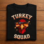 Matching Thanksgiving Running Turkey Trot Squad Turkey Squad Shirt, Thanksgiving Tee