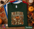 Whatever Spices Your Pumpkin Shirt, Funny Fall Pumpkin Sweatshirt, Cozy Autumn Harvest Basket Tee, Thanksgiving Shirt, Pumpkin Lover Gift