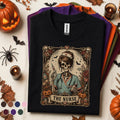 Skeleton Nurse Halloween Shirt, Gothic Nurse Tee