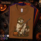 Ghost Duck Hunter Halloween Shirt, Funny Hunting Ghost Tee, Spooky Waterfowl Hunter Gift, Pumpkin Duck Hunting Shirt, Camo Fall Tee