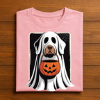 Funny Halloween Dog Ghost Costume Pumpkin Candy Bucket, Cute Dog Halloween Shirt Spooky Pet Tee, Ghost Dog Shirts, Halloween Dog Sweatshirt