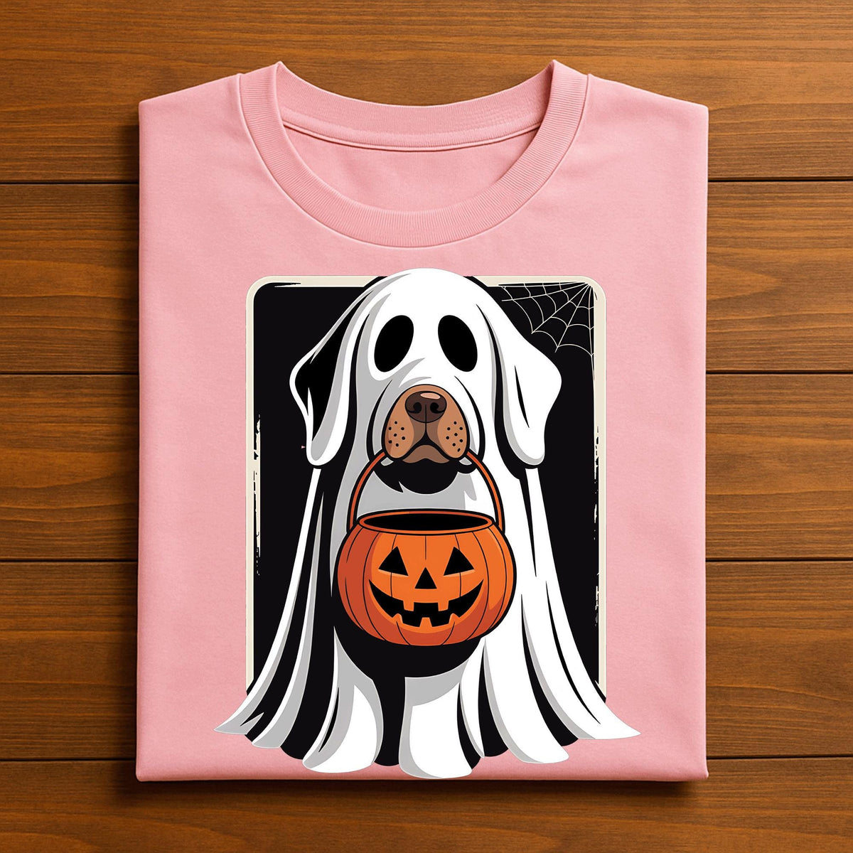 Funny Halloween Dog Ghost Costume Pumpkin Candy Bucket, Cute Dog Halloween Shirt Spooky Pet Tee, Ghost Dog Shirts, Halloween Dog Sweatshirt