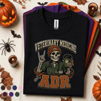 Veterinary Medicine ADR Halloween Shirt, Skeleton Veterinarian Tee