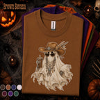 Western Ghost Halloween Shirt, Cowgirl Ghost Tee, Boho Spooky Season Shirt, Cowboy Halloween Tee, Cute Western Fall Outfit Gift