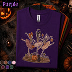 Skeleton Ballerina Halloween Shirt, Dancing Skeleton Ballet Tee, Coquette Spooky Season T Shirt, Cute Pumpkin Halloween Gift for Dancers