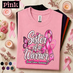 Breast Cancer Awareness Shirt, Sister of a Warrior Tee