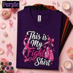 This Is My Fight Breast Cancer Awareness Shirt, Pink Ribbon Boxing Gloves Tee, Warrior Fighter Support Gift, Pink October Shirt for Women