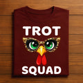 Run Thanksgiving Running Turkey Trot Shirt Women Trot Squad Shirt, Fall Family Thanksgiving Matching Tee