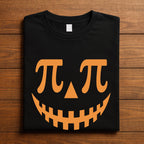 Pumpkin Pi Face Shirt Funny Math Halloween Teacher Tee, Gift Teacher Pumpkin Smile Jack O Lantern Teachers And Students