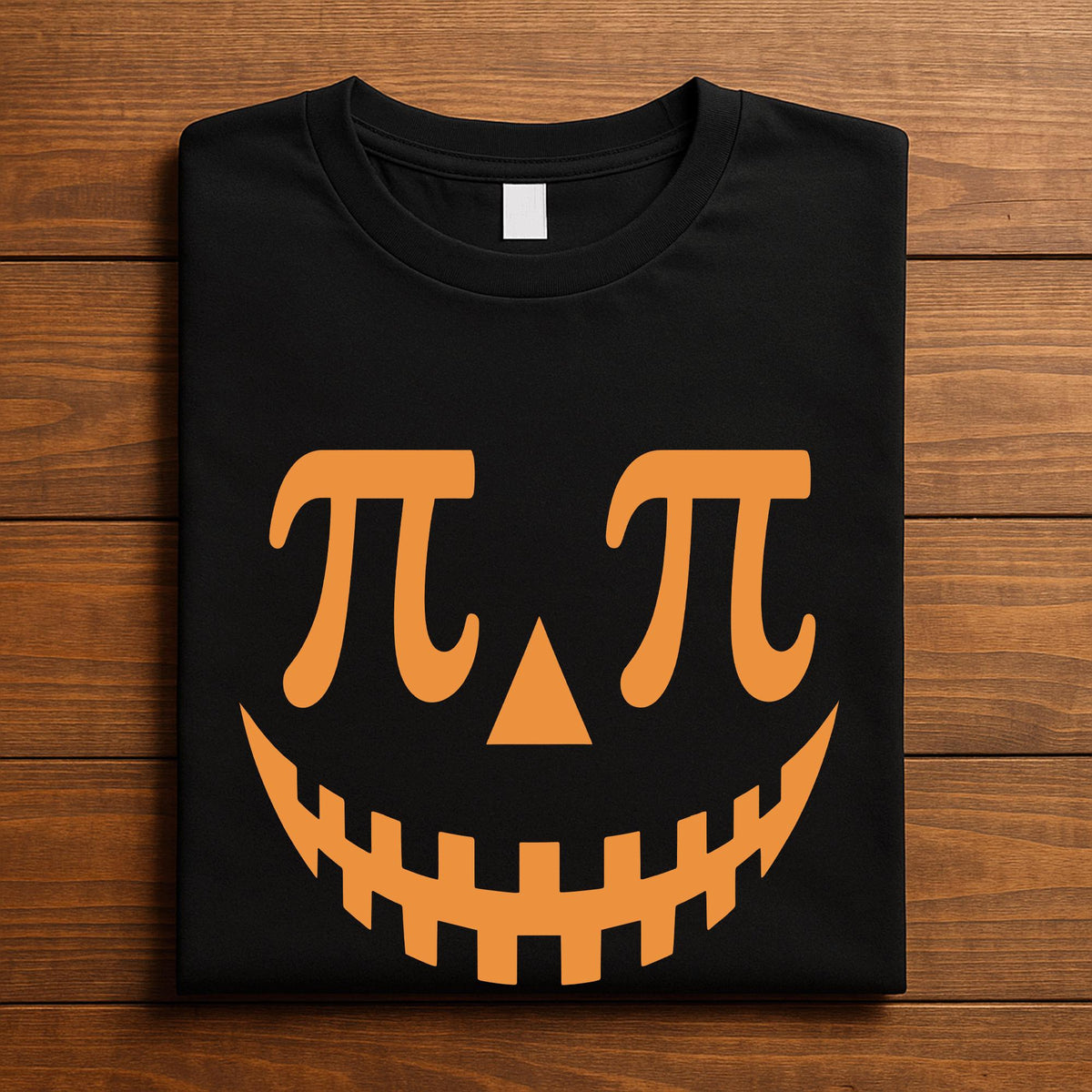 Pumpkin Pi Face Shirt Funny Math Halloween Teacher Tee, Gift Teacher Pumpkin Smile Jack O Lantern Teachers And Students