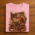 Turkey Reading Books Fall Librarian Thanksgiving Teacher Shirt, Books Turkey Teacher Thanksgiving Librarian Tee, Gift Teacher Sweatshirt