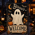 Ghost Halloween Garden Flag, Boo Welcome Yard Decor