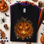 Scary Jack O Lantern Halloween Shirt, Creepy Pumpkin Tee