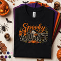 Spooky Aunt Halloween Shirt, Cute Ghost Pumpkin Tee