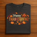 Happy Thanksgiving Sweatshirt Cozy Autumn Fall Turkey Pumpkin Seasonal Outfit, Happy Thanksgiving Shirt, Gift Thanksgiving Matching Shirt