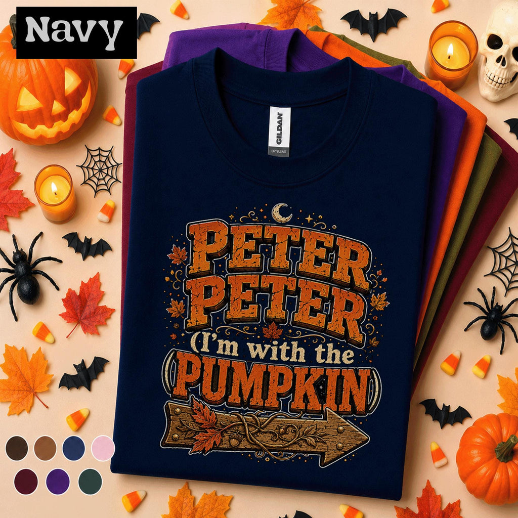 Peter Peter Pumpkin Eater Halloween Shirt, Funny Fall Tee, Vintage Pumpkin Saying, Spooky Season Shirt, Autumn Party Gift Tee