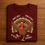 Turkey Gravy Beans and Rolls Casserole Shirt, Funny Thanksgiving Shirt, Thanksgiving for Women & Men and  Kids, Dancing Turkey Sweatshirt