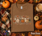 Cute Fall Nurse Shirt, Autumn Medical Pumpkin Tee, Kawaii Nurse Shirt, RN Fall Halloween Top, Cozy Healthcare Worker Gift, Nurse Autumn Tee