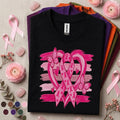 Breast Cancer Awareness Shirt, Pink Ribbon Butterfly Tee