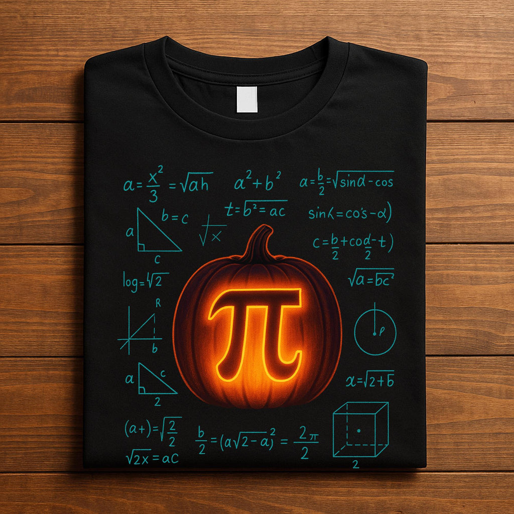 Pumpkin Pi Math Shirt, Spooky Halloween Teacher Math Tee