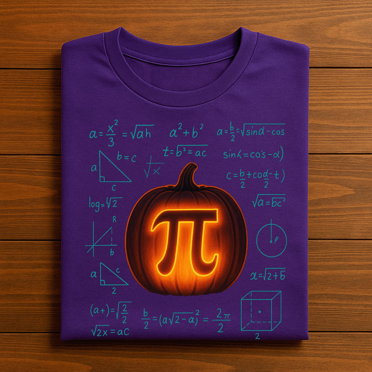 Pumpkin Pi Math Shirt, Spooky Halloween Teacher Math Tee, Fall Teacher, Gift Teacher Thanksgiving Sweatshirt, Math Formulas Nerds Students
