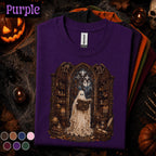 Ghost Library Halloween Shirt, Gothic Book Lover Tee, Spooky Reader Shirt, Haunted Library Gift, Dark Academia Ghost T Shirt, Fall Tee