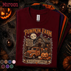 Pumpkin Farm Halloween Shirt, Vintage Fall Farm Tee, Pumpkin Patch Tshirt, Hayride Corn Maze Shirt, Rustic Autumn Gift Tee