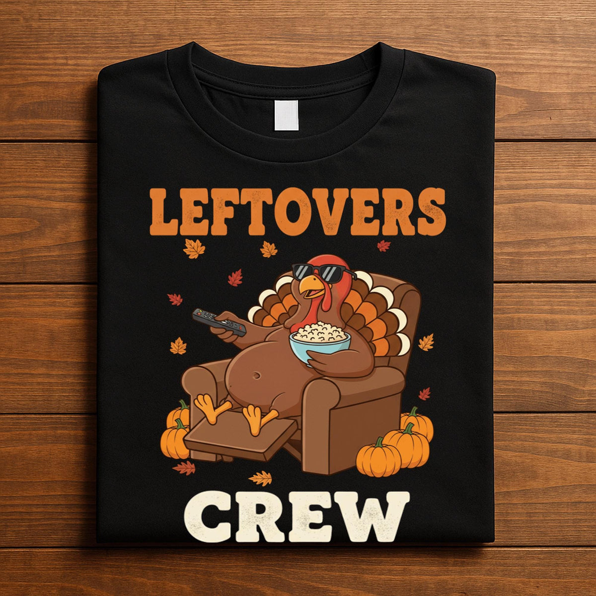 Leftovers Crew Funny Thanksgiving Turkey Shirt Humor Autumn Fall Feast Day Cute Turkey Tee Retro Family Holiday Tee, Thanksgiving Sweatshirt
