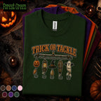 Trick or Tackle Halloween Fishing Shirt, Funny Fisherman Tee, Spooky Fishing Lure Shirt, Pumpkin Ghost Angler Gift, Fall Fishing Tee