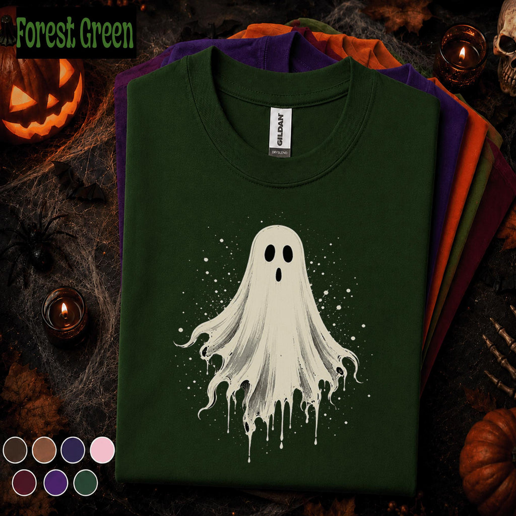 Halloween Ghost Shirt, Spooky Season T Shirt, Cute Ghost Tee, Vintage Halloween Tee, Fall Pumpkin Party Shirt, Unisex Gift Tee
