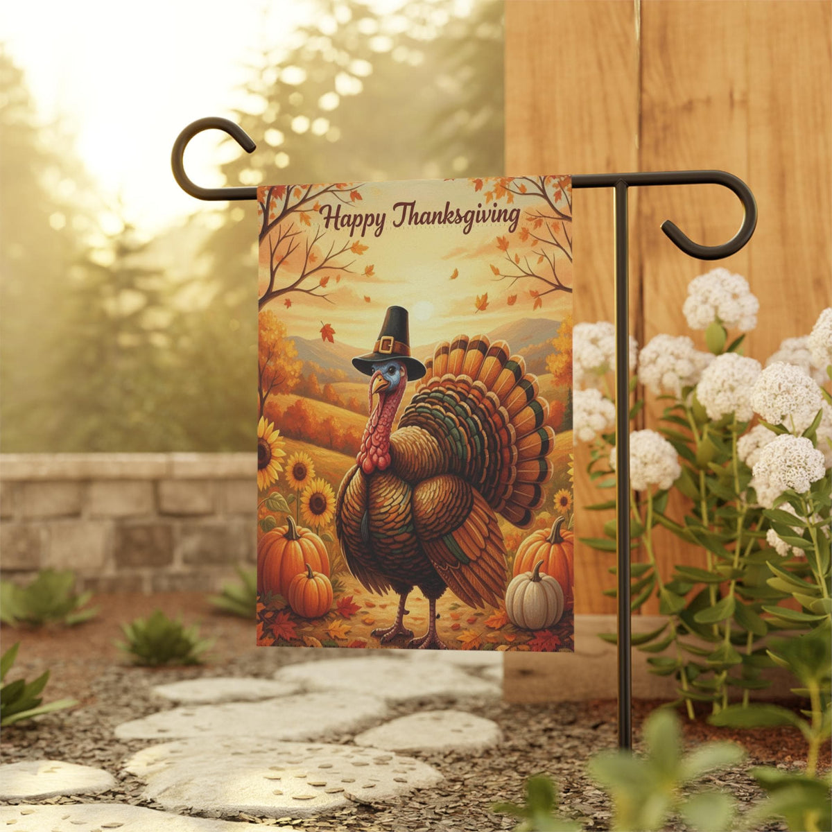 Thanksgiving Garden Flag, Fall Decor