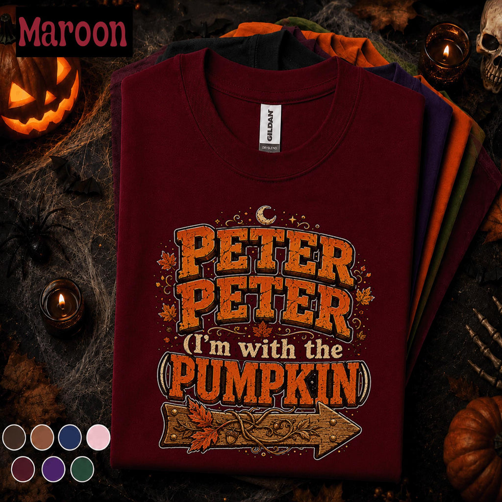 Peter Peter Pumpkin Eater Halloween Shirt, Funny Fall Tee, Vintage Pumpkin Saying, Spooky Season Shirt, Autumn Party Gift Tee