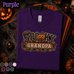 Spooky Grandpa Halloween Shirt, Funny Pumpkin Grandpa Tee, Retro Halloween Grandfather Gift, Fall Family Shirt, Spooky Season Grandpa Tee