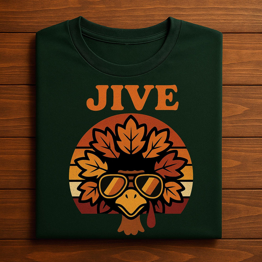 Jive Thanksgiving Shirt, Turkey Day Funny Face Vintage Retro Style, Gift Thanksgiving Sweatshirt, Jive Thanksgiving Hoodie, Jive Turkey Tee