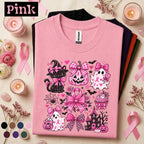 Breast Cancer Awareness Shirt, Pink Halloween Shirt