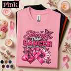 Breast Cancer Awareness Shirt, Stronger Than Cancer Tee