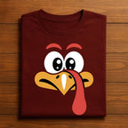 Funny Turkey Face Shirt, Cute Thanksgiving Tee, Matching Thanksgiving for Women Kids Men Turkey Face Family, Gift Thanksgiving Sweatshirt