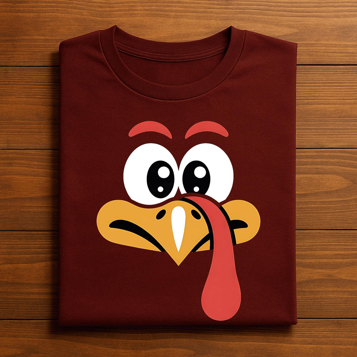 Funny Turkey Face Shirt, Cute Thanksgiving Tee, Matching Thanksgiving for Women Kids Men Turkey Face Family, Gift Thanksgiving Sweatshirt