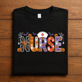 Halloween Nurse Shirt, Spooky Pumpkin Ghost Nurse Tee