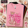 Breast Cancer Awareness Shirt, In October We Wear Pink Tee