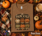 Pain Scale Pumpkin Shirt, Funny Nurse Halloween Shirt, Medical Pumpkin Tee, ER Nurse Fall Shirt, Healthcare Worker Gift, RN CNA Nursing
