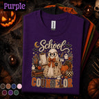 School Counselor Halloween Shirt, Cute Ghost Counselor Tee, Spooky Fall School Counseling Shirt, Pumpkin Counselor Gift for Women