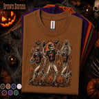Skeleton Football Halloween Shirt, Spooky Football Team Tee, Vintage Game Day T Shirt, Fall Sports, Halloween Gift for Football Fans