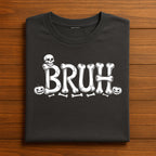 BRUH Skeleton Shirt, Funny Bone Letter Halloween Shirt, Teen Halloween Meme Tee, Bruh Skulls and Bones Shirt, BRUH Halloween Sweatshirt