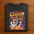 Chick or Treat Halloween Chicken Shirt, Funny Poultry Lover Tee