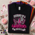 Husband of a Breast Cancer Warrior Shirt, Pink Ribbon Awareness Tee