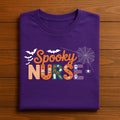 Spooky Nurse Halloween Shirt, Cute Ghost Pumpkin RN Tee