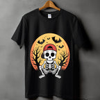 Skeleton Gamer Moon Shirt, Boy Halloween Spooky Skull Video Game Tee, Haunted Gaming Costume, Men Halloween Shirt Boy, Halloween Sweatshirt