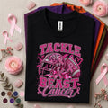 Breast Cancer Awareness Football Shirt, Tackle Breast Cancer Tee