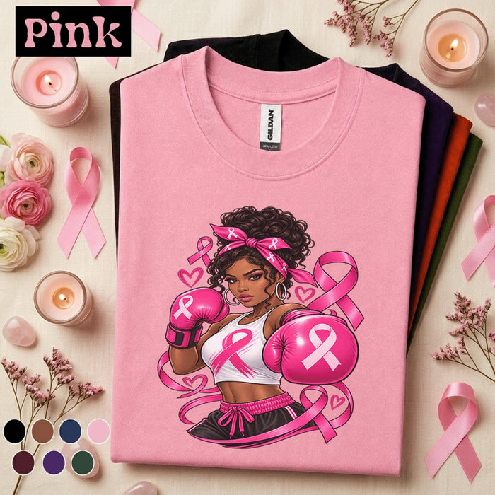 Breast Cancer Awareness Shirt, Pink Ribbon Fighter Tee